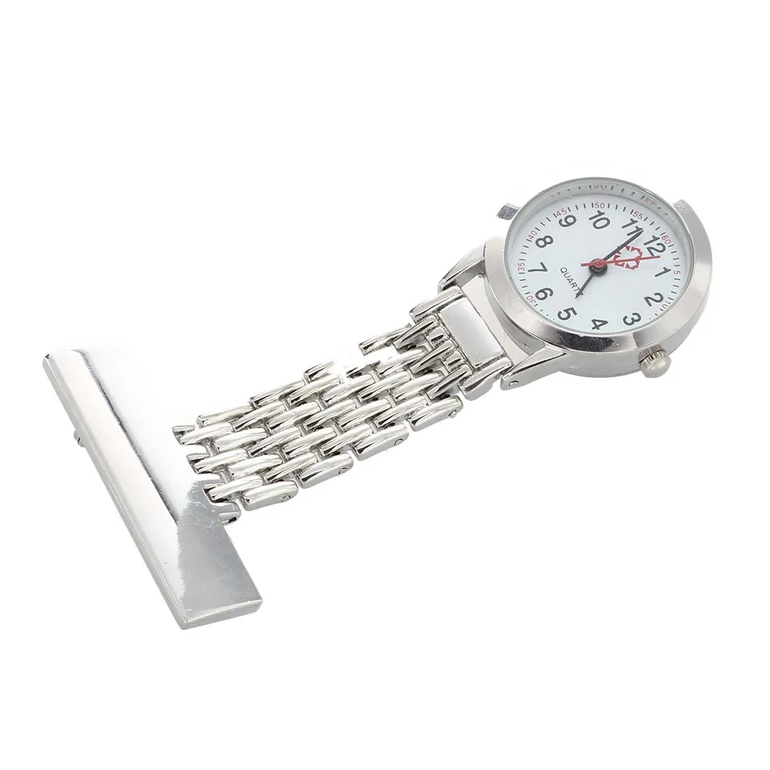 

Silver Nurse Doctor Brooch Pocket Pendant Quartz Watch