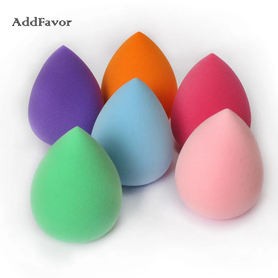 

Addfavor 1Pcs Latex Free Cosmetic Puff Foundation Makeup Sponge Waterdrop Make Up Sponge Beauty Tools Swell in Water