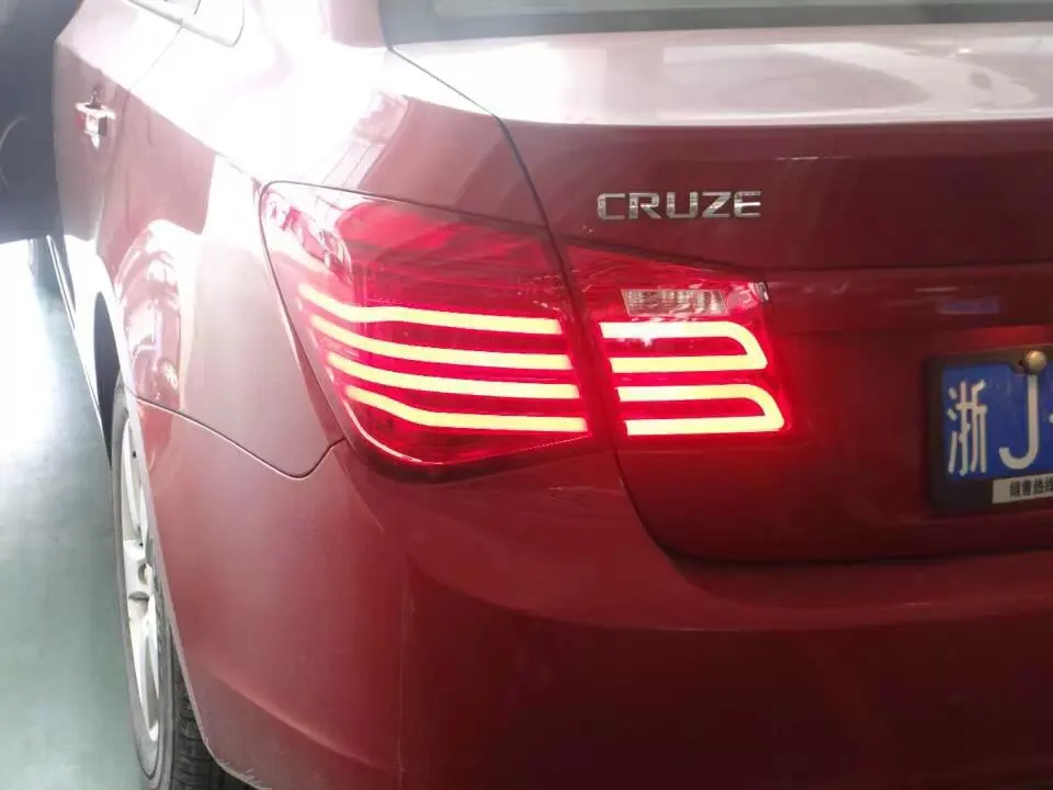 Видео Автомобильные задние фары для задний фонарь Chevrolet Cruze~ /2009 2013LED Cruze задний фонарь DRL+ тормоз парк поворота