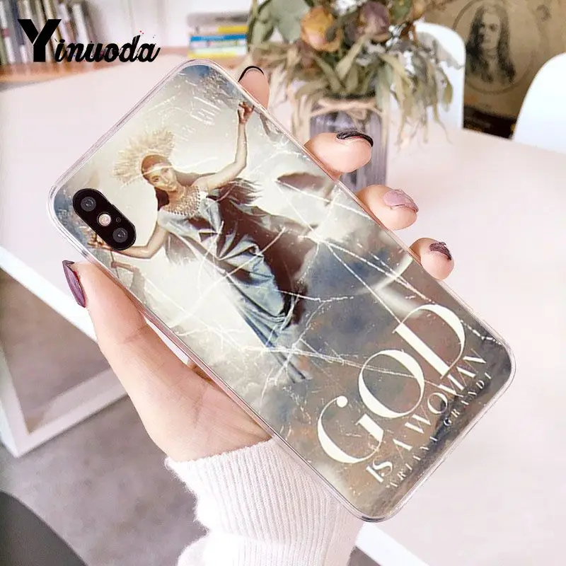 Yinuoda Ariana Grande God is a woman на заказ фото мягкий чехол для телефона для iPhone X XS MAX 6 6s 7 7plus 8 8Plus 5 5S SE XR 10