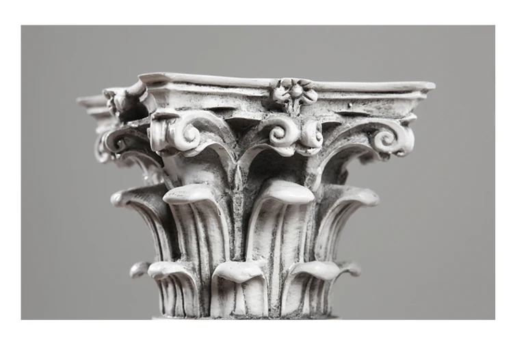 Европейский стиль ретро древний Рим креативная архитектурная модель украшения домашнего интерьера колонна Здание Модель Статуя Статуэтка