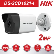 HIK 1080 P безопасности Камера открытый DS-2CD1021-I 2MP CMOS пуля IP CCTV камера Камера с дневной и ночной версия IP67 без слот для карты SD