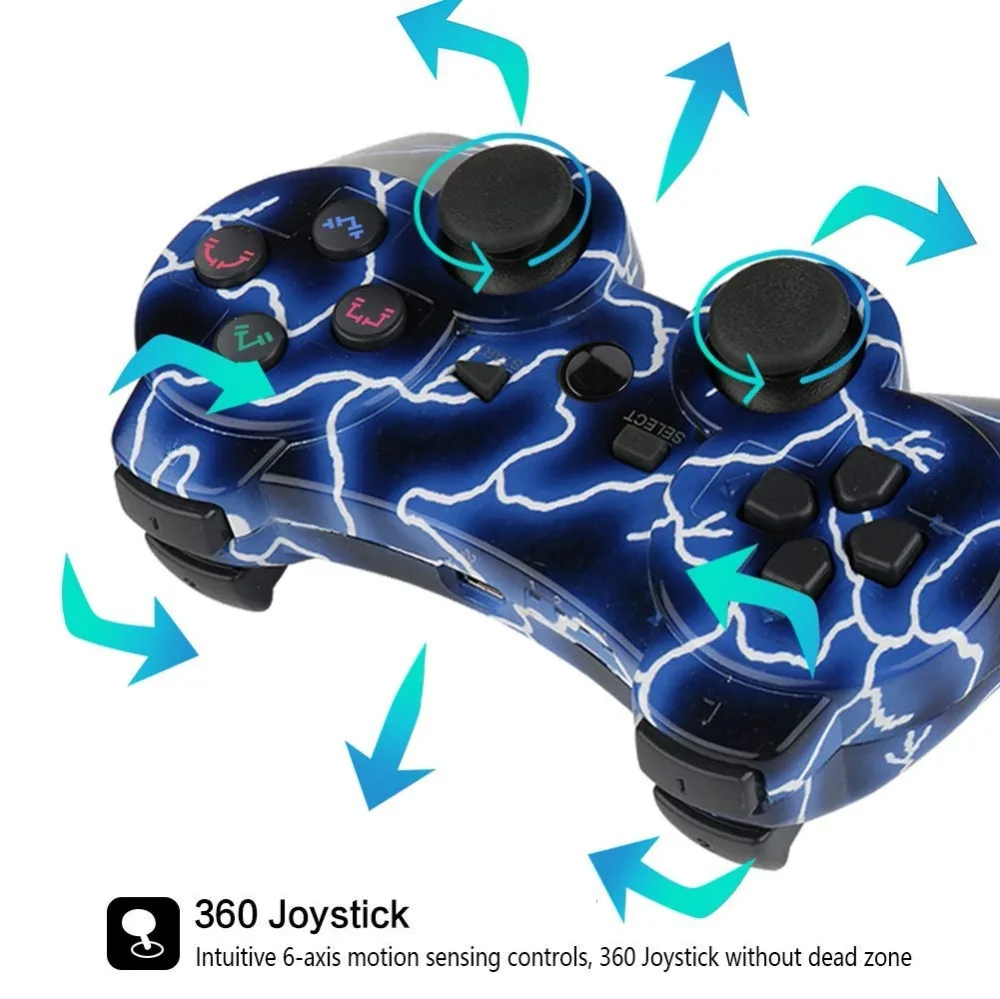 Беспроводной двойной джойстик K ISHAKO для PS3 геймпад Playstation 3 контроллер Sixaxis с