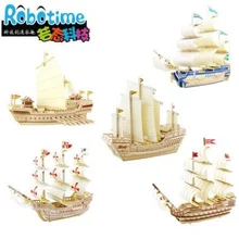 Новое поступление 3D Пазлы деревянная лодка башня корабль собранные игрушки Обучающие игрушки Рождественский подарок для детей подарок на год