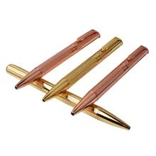 

1PCS High quality Colour Luxury Rose gold Ballpoint Pens Cross line Business office Medium New Student office stationery