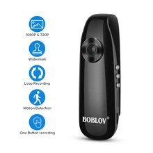 Boblov mini câmera completa hd 1080p portátil camara polícia gravador de vídeo corpo cam motocicleta bicicleta movimento bodycamera mini kamera