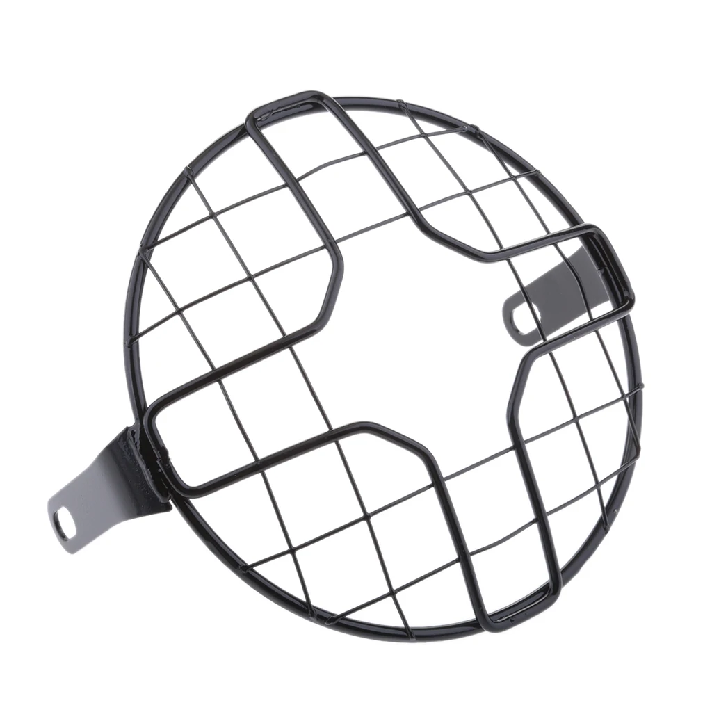

Motorcycle Side Mount Headlight Round Grill Cover Mask Led Headlights Grill Cover CN CG125 for Cruiser Chopper Cafe Racer New