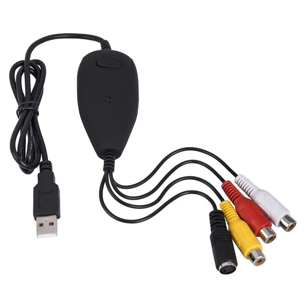 

Ezcap172 USB Audio Video Grabber Capture,Convert Analog video from VHS,Video Recorder,camcorder,DVD ,Can Win10