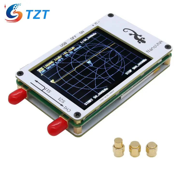 

2.8" LCD Display NanoVNA Vector Network Analyzer 50KHz-900MHz HF VHF UHF Antenna Analyzer