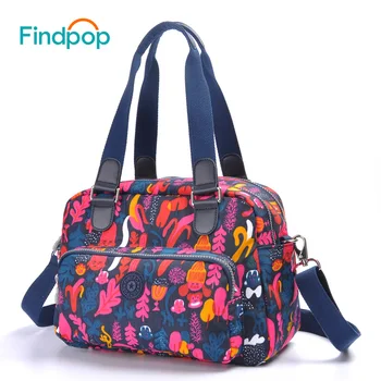

Findpop Printing Handbags Women Crossbody Bags 2017 Waterproof Large Capacity Totes Shoulder Bags Fashion Casual Canvas Handbags