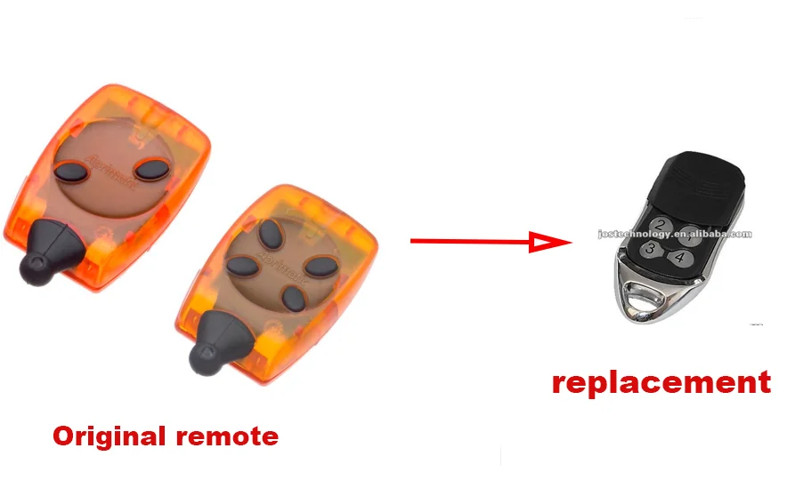 Aprimatic TR2, TR4 replacement remote control free shipping twindoor replacement remote control 433mhz free shipping