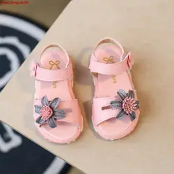 HaoChengJiaDe девочки сандалии новые детские мягкие туфли сандалии Нескользящие Детские милые туфли дети принцесса сандалии на мягкой подошве