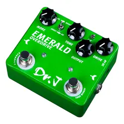 Доктор J D60 Профессиональный Аксессуары для гитары изумруд аналоговый Overdrive Электрогитары педаль эффектов efeito Правда Обход