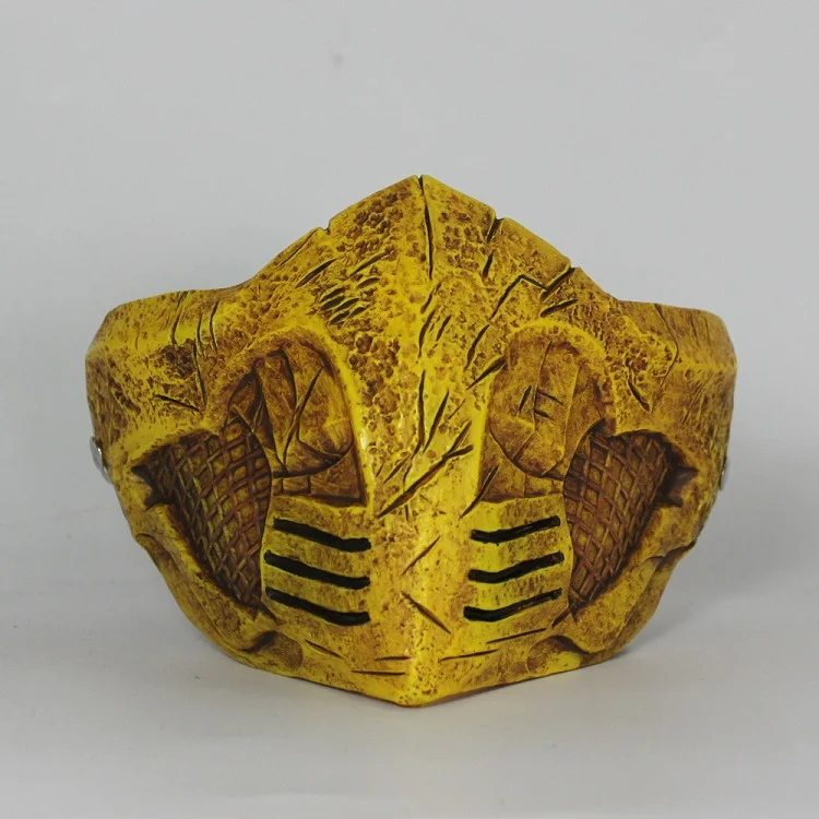 Mortal Kombat X Masquerade Cosplay Scorpion Halloween Party Mask (3)