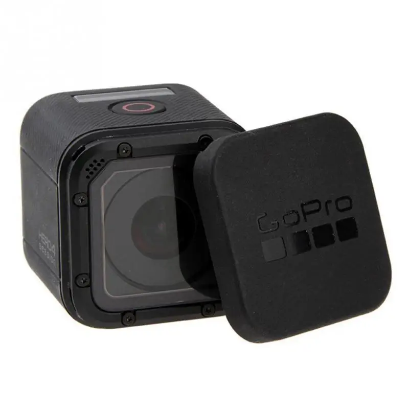 

Plastic Black Camera Lens Cap Protection Cover Protective Housing Lens Cap For GoPro Hero 4 Session