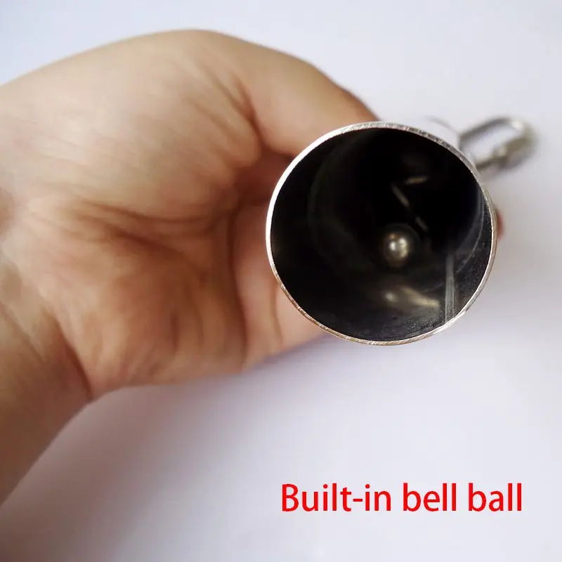 Stainless Steel Bell Toy for Birds Heavy Duty Bird Cage Toys for Parrots African Greys Mini Macaws Small Cockatoos parrot toy bird toy