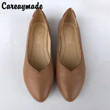 Careaymade/Новинка года; сезон весна; обувь из натуральной кожи ручной работы в стиле ретро; изящная обувь для отдыха
