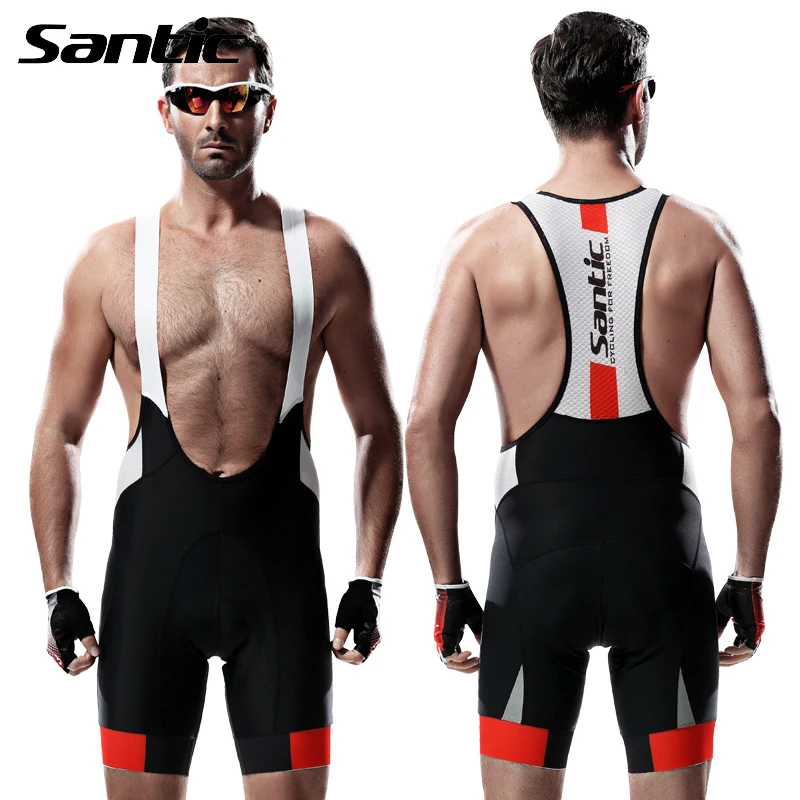Santic Cycling Shorts 4D Padded Mens Triathlon Mtb Bib Shorts Culotes