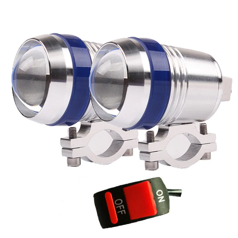 

2PCS U3 Motorcycle Headlights motor Spotlight auxiliary Driving Light 12V 30W super bright LED Motorbike Fog lamp Headlamp DRL