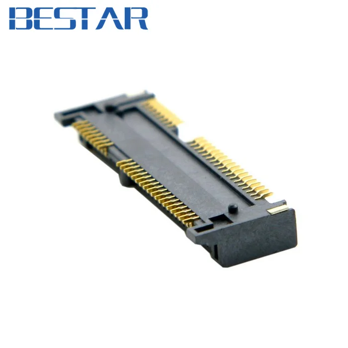 Mini PCI E pci express pcie mSATA 52pin розетка с высотой 4 0 мм Женская Стандартная плата SMT для