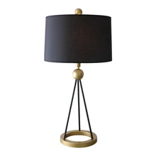 Креативная прикроватная лампа для спальни простая в современном скандинавском стиле теплый и теплый американская деревенская Золотая настольная лампа