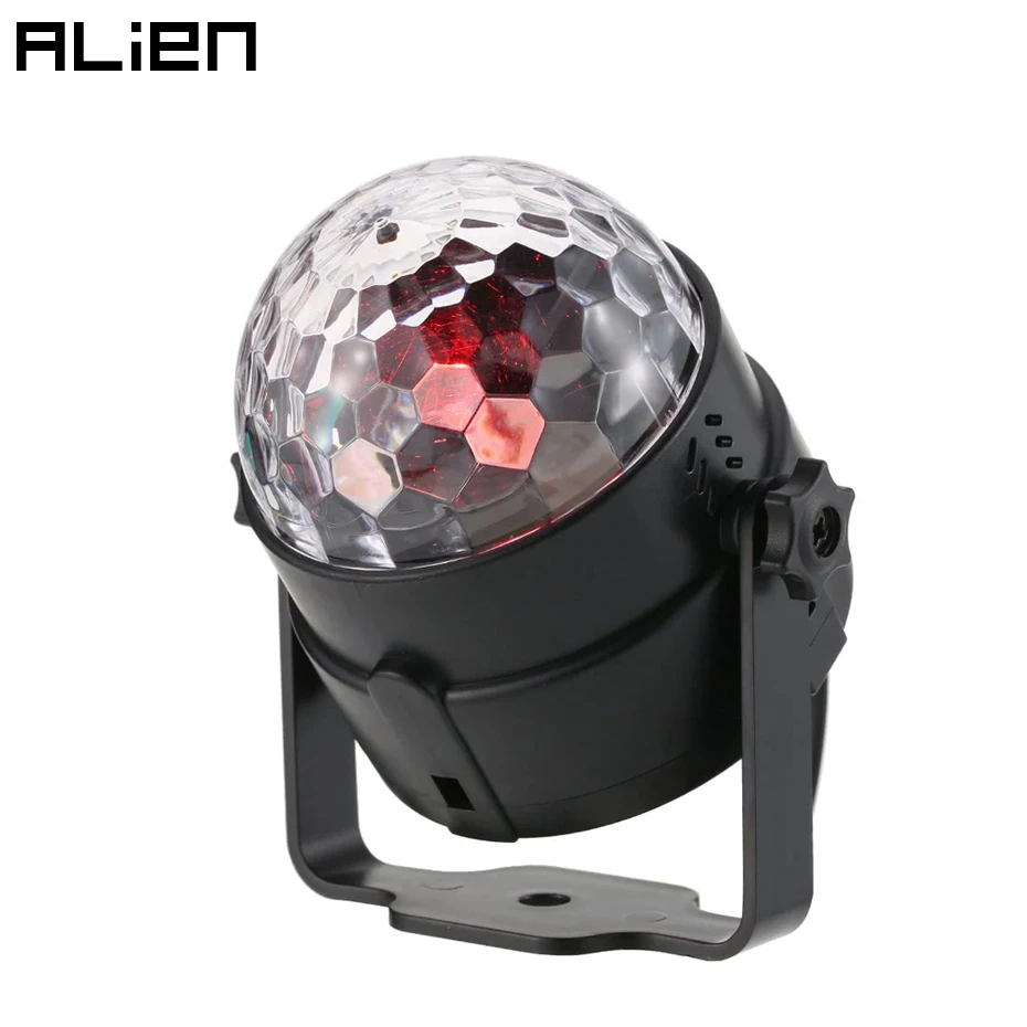 Светодиодный хрустальный волшебный шар ALIEN 3 вт RGB диско для диджея Lumiere