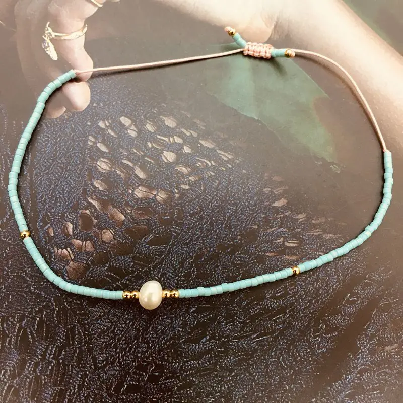 Pearl Miyuki Bracelet For Women Delica Import Color Mini Beads Seed Handmade Summer Beach Bracelets Lucky Popular Jewelry Gift | Украшения