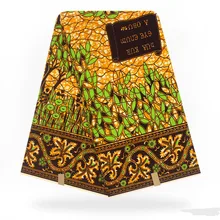 15 стиль высокого качества Новое поступление батик, настоящий воск 6 ярдов/африканская восковая печатная ткань гарантия мягкие восковые ткани F903-19