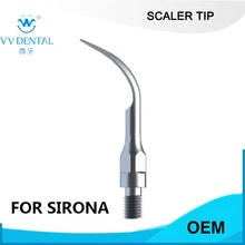 Dental scaler tips ultrasonic tip GS2 for SIRONA dental scaler original handpiece new 16 hole dental scaler tip disinfection box dental stainless steel working tip holder box dental instrument multifunction