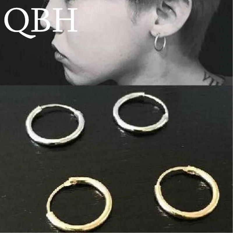 

EK929 HOT Simplicity Tiny Men Brincos Korean Jewelry Lovers Circle Ear Hip Hoop Earrings For Women And Rings Earrings Female