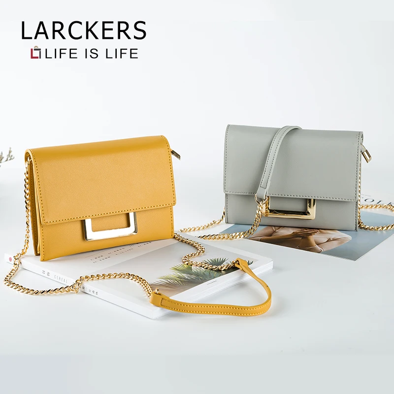 Larckers Брендовая женская сумка через плечо из искусственной кожи 3 слоя модные