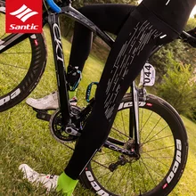 Santic велосипедные штаны Для мужчин длинные зима 4D подушки Pad светоотражающие Термальность брюки Утепленная одежда велосипед брюки Ciclsimo