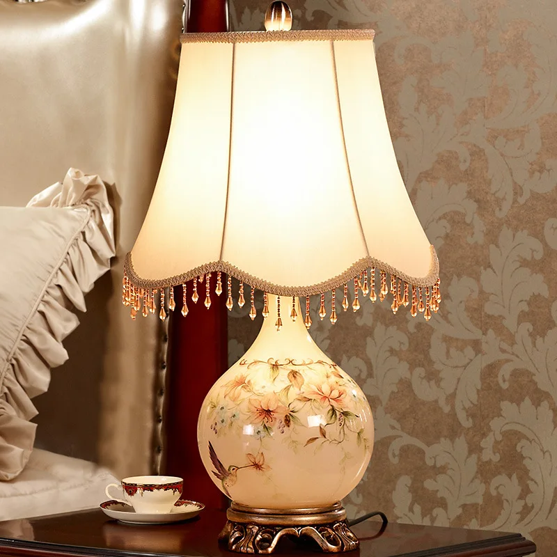 

YOOK 34*56CM Decoration Table Lamp Personality Rural Table Lamp for Bedroom Creative and Pendant Table Lamp 220v 110v 27E