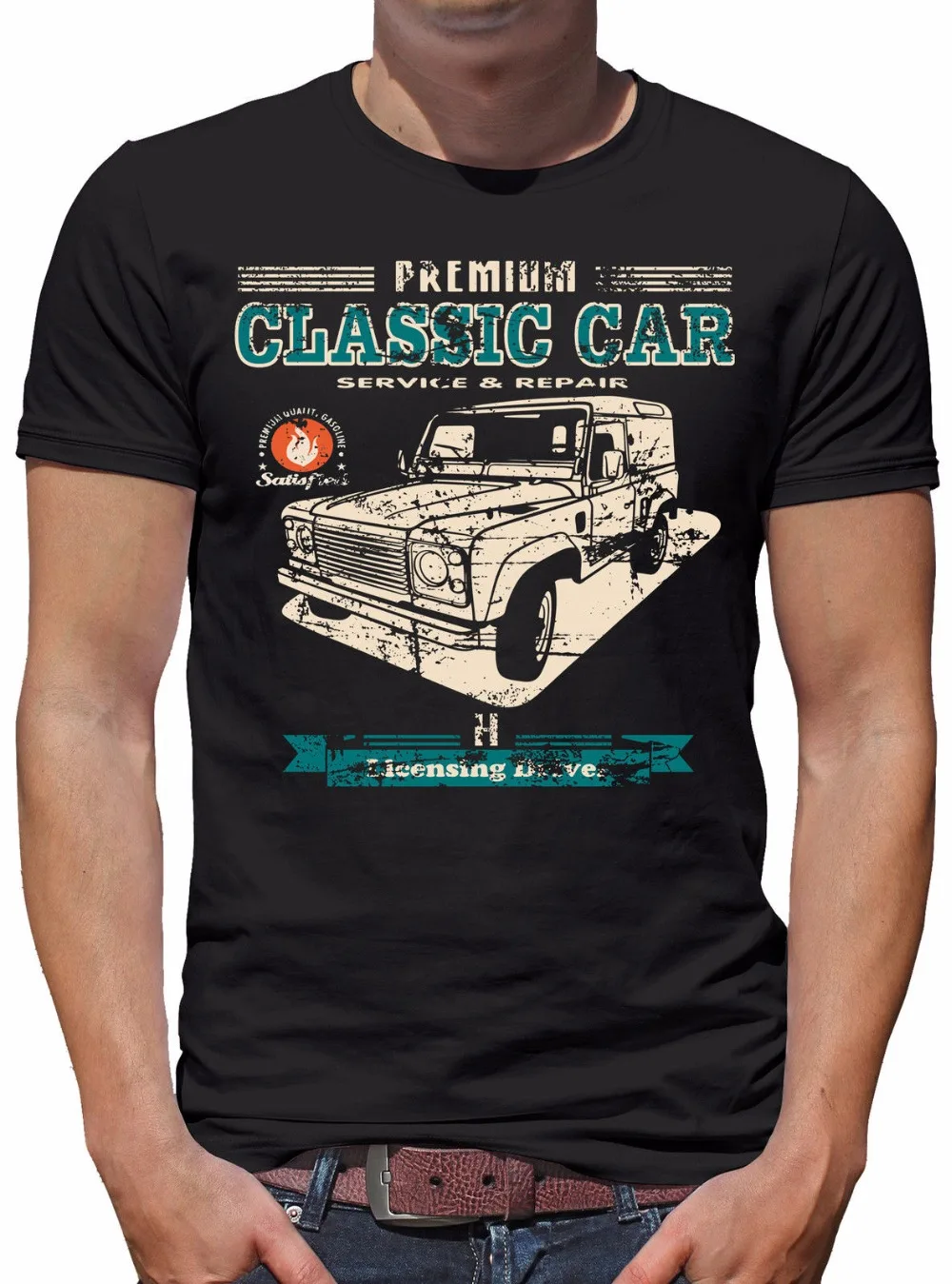 Новинка 2019 летняя мужская одежда 3d Youngtimer Oldtimer Land Herren уличная футболки мужские