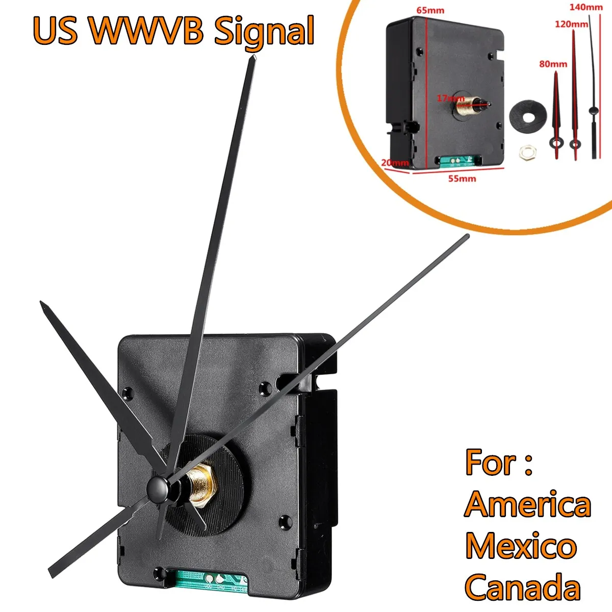 Atomic WWVB сигнала часы с радиоуправлением движение DIY Kit для Америки Мексика, Канада энергии эффективное и точное время хранения