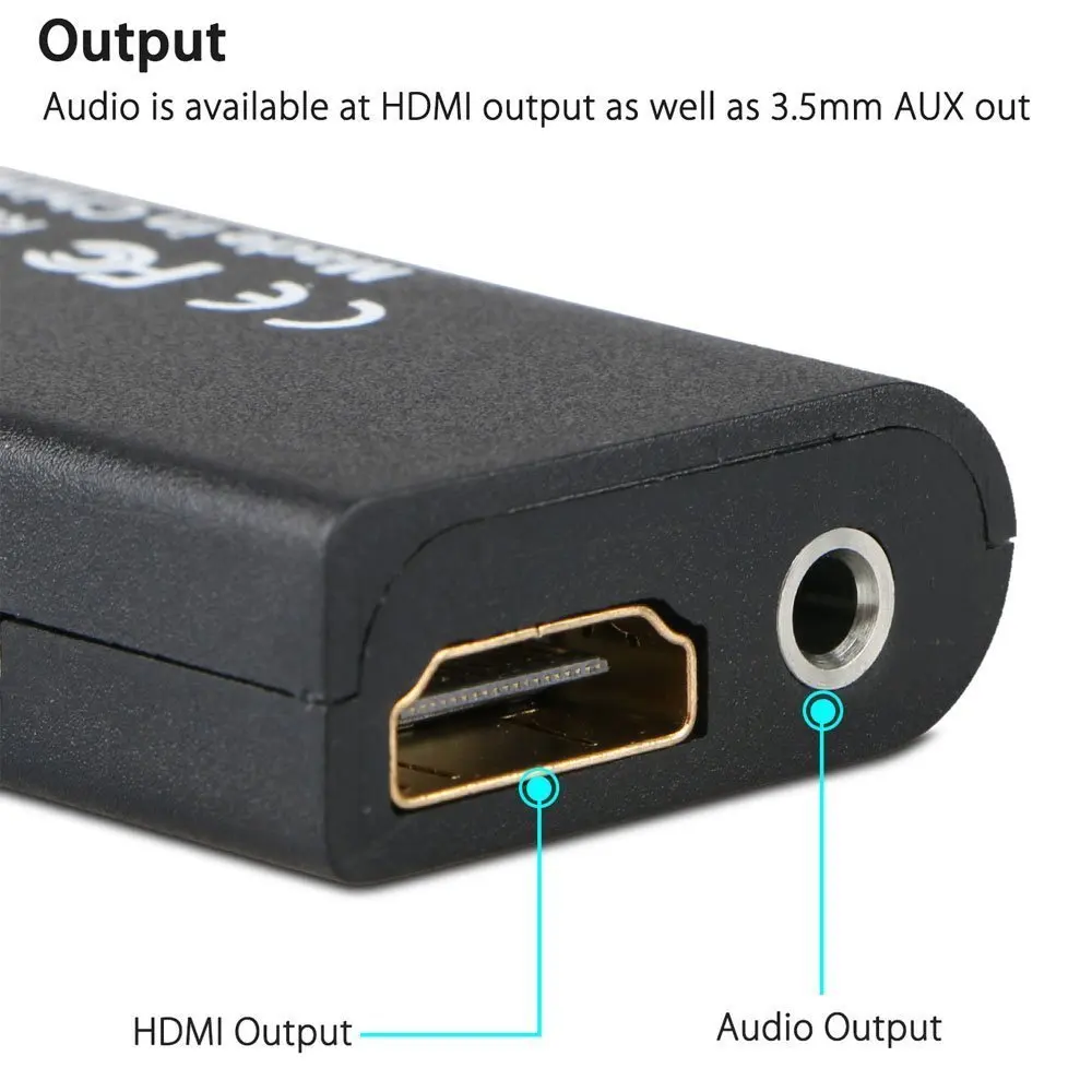 HDV-G300 для PS2 к HDMI 480i/480 p/576i аудио-видео конвертер адаптер с 3,5 мм аудио Выход поддерживает все PS2 Дисплей режимов