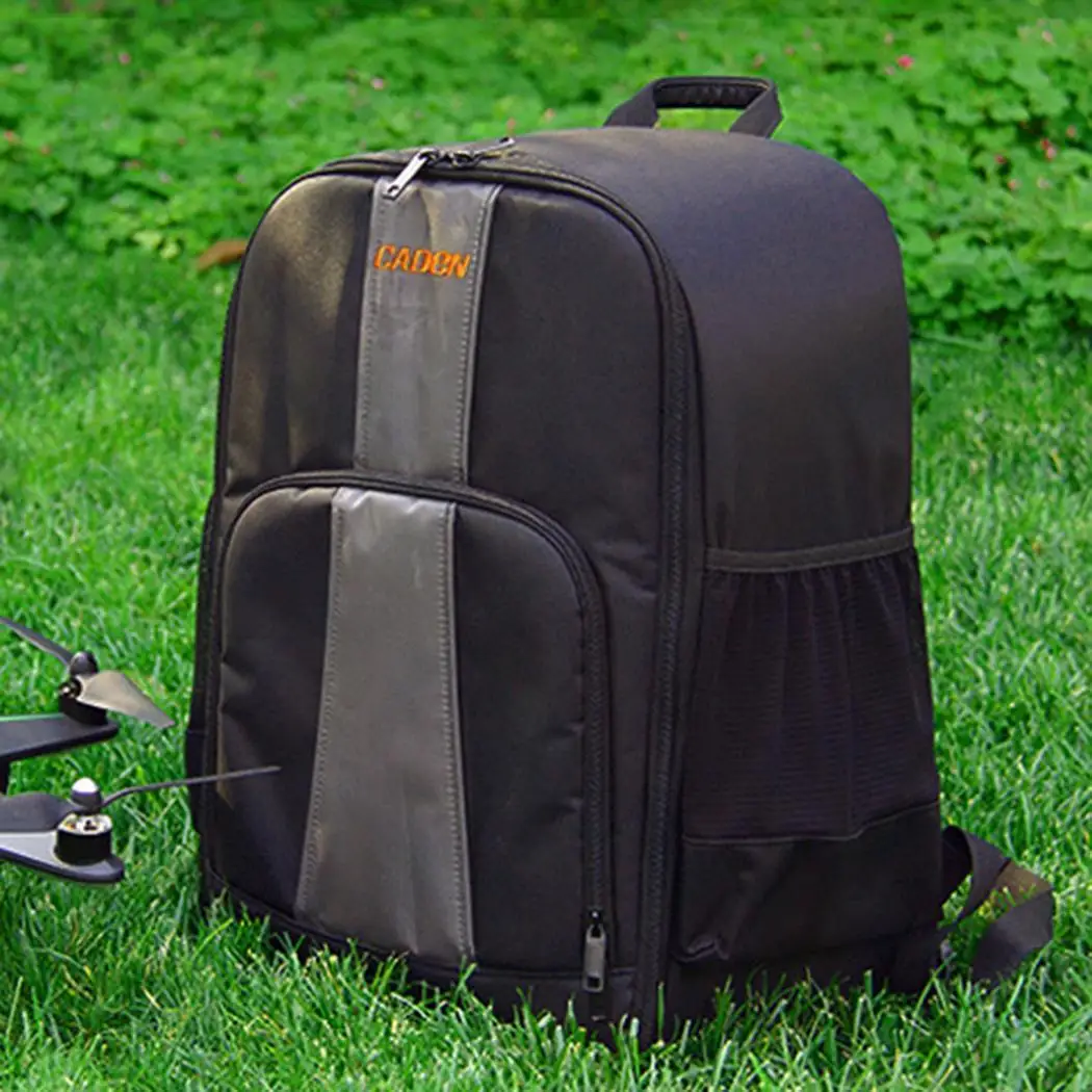 

Drone Package Remote Control Aircraft Large Zipper Capacity Travel Backpack Black