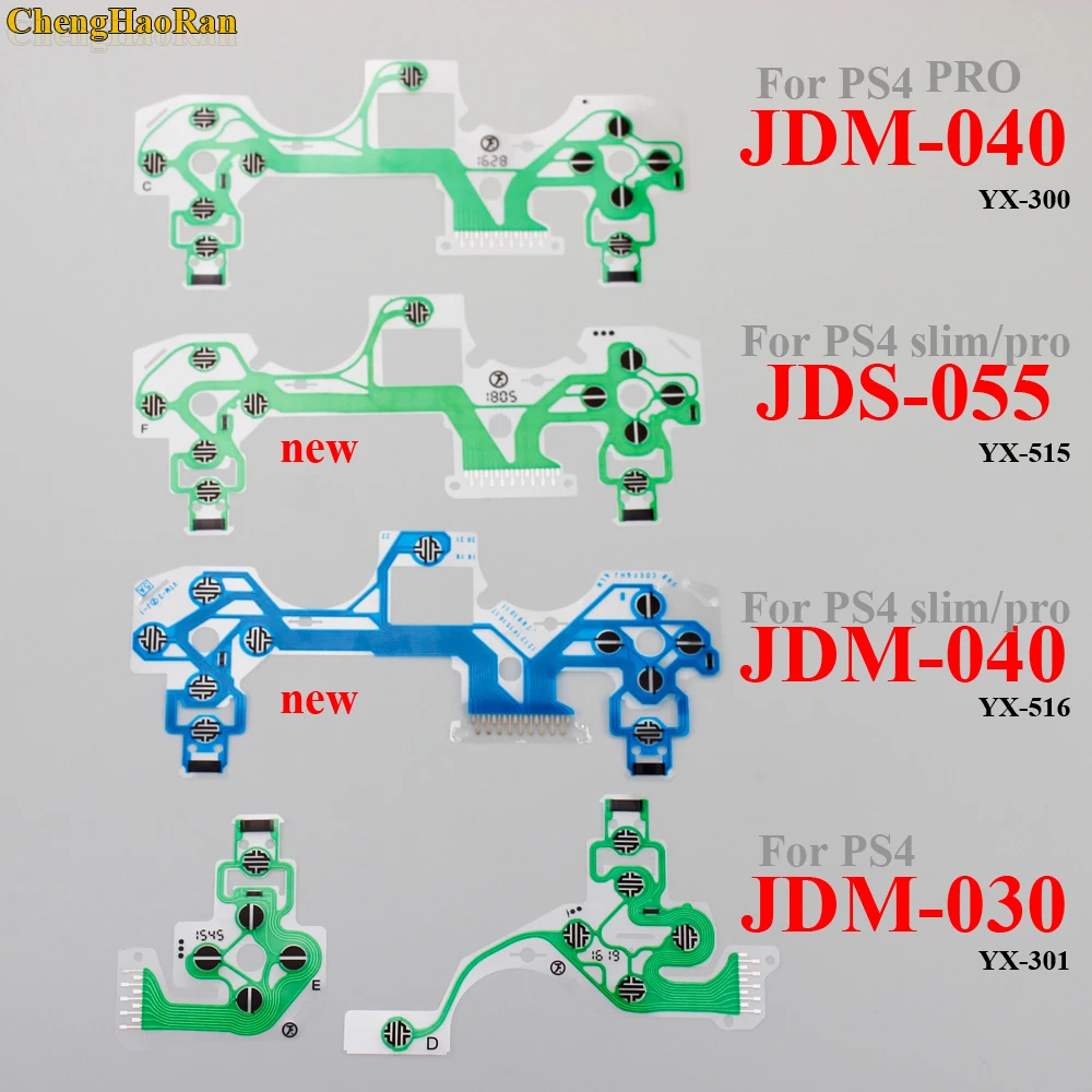 JDS JDM 030 040 SA1Q160A 159A 113A 135A 194A 222A для PS3 PS4 Dualshock Pro slim проводящая пленка для контроллера пленка для клавиатуры гибкий кабель