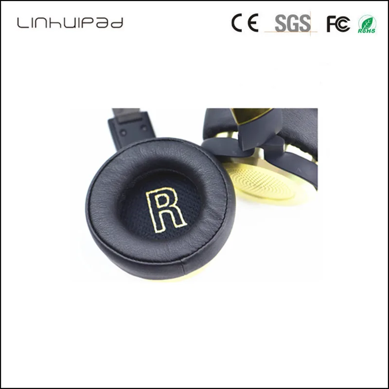 Linhuipad 1 pairs black color Replacement headphone Earpads Ear Pads Cushions with Snap Clip for Xiaomi Mi HiFi Headphones