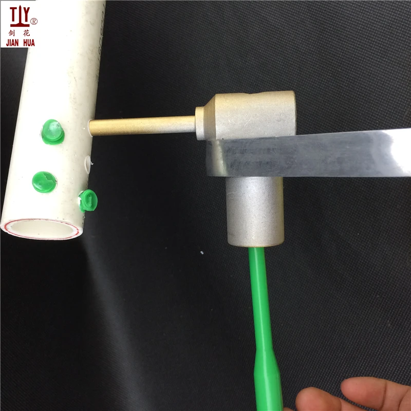 

With 25mm Cutter 11mm pipe welding parts die head, Welding Mold PPR water pipe repair tool repair loophole plastic