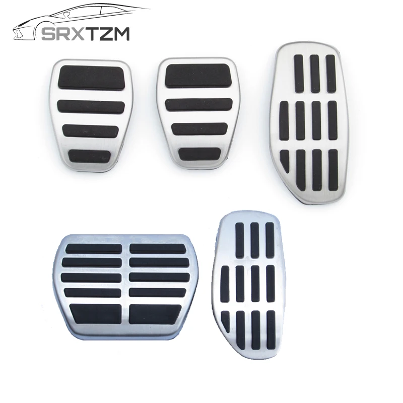 

SRXTZM Vehicle Foot Gas Accelerator Pad Fit For Nissan Qashqai J11 Rogue X-Trail T32 Parts Fuel Oil Brake Pedal Cover Trim 1 Set