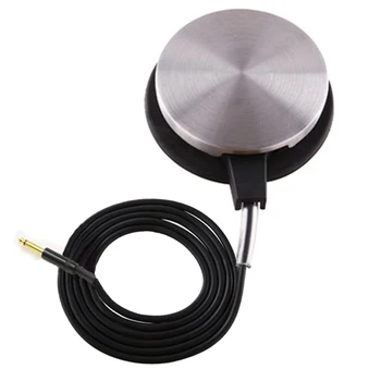 

Round 360 Stainless Steel Tattoo Foot Pedal Switch Controller Power Supply White Pedal With Cord Clip Free Shipping TP-318