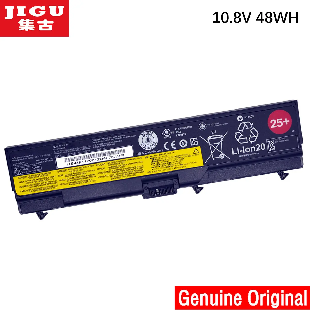 JIGU 42T4235 42T4235 42T4709 42T4710 42T4755 42T4838 42T4799 ноутбук Батарея для lenovo для THINKPAD E40 T410I