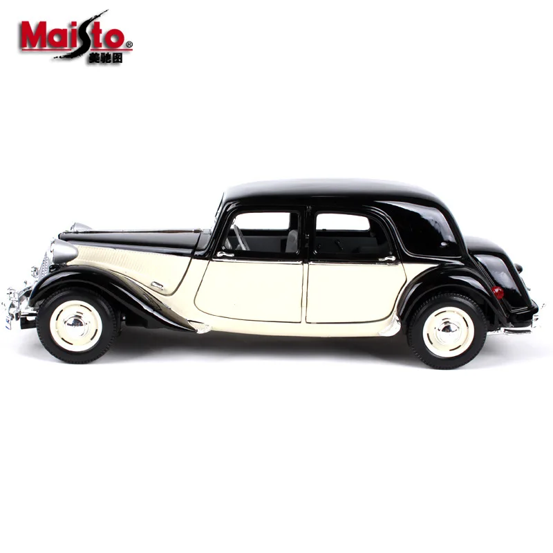 Классическая модель автомобиля Maisto 1:18 1952 Citroen 15CV из сплава в стиле ретро