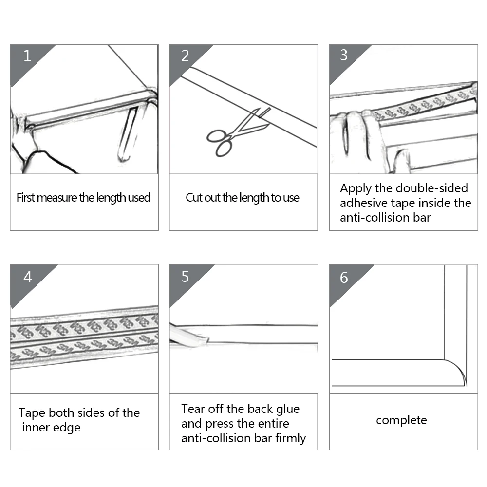 2 метра защита от краев для детей, защитный бампер для стола, защита для детской мебели