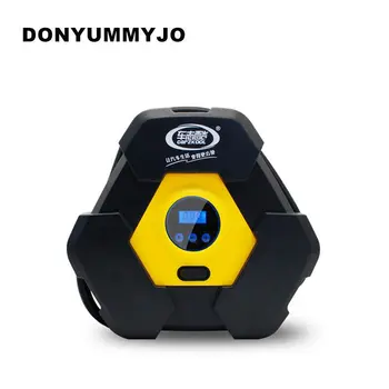 

DONYUMMYJO Auto Car Tire Inflator 12V Electric Car Air Compressor Pump LED Light Digital Inflatable Pump