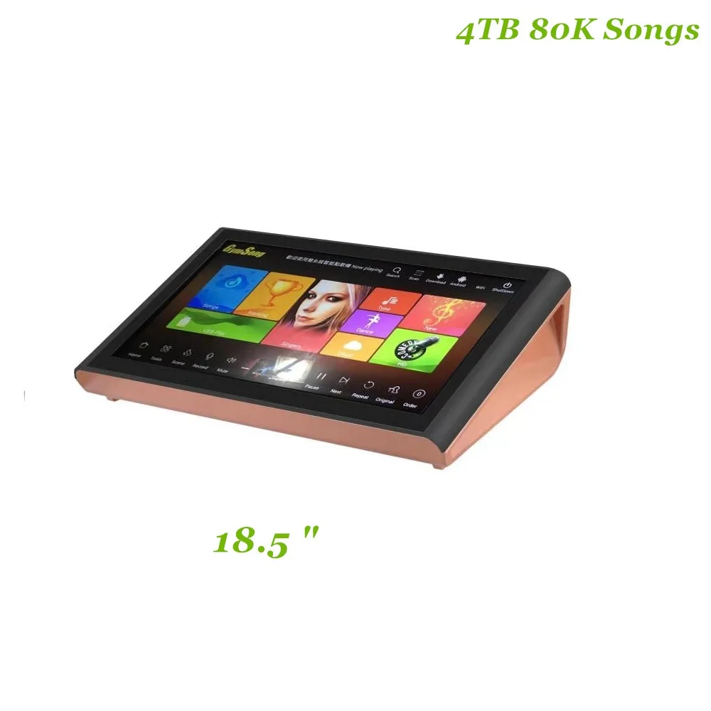 GymSong 18 5 &quot19 дюймовый профессиональный жесткий диск Android 4 ТБ система видео