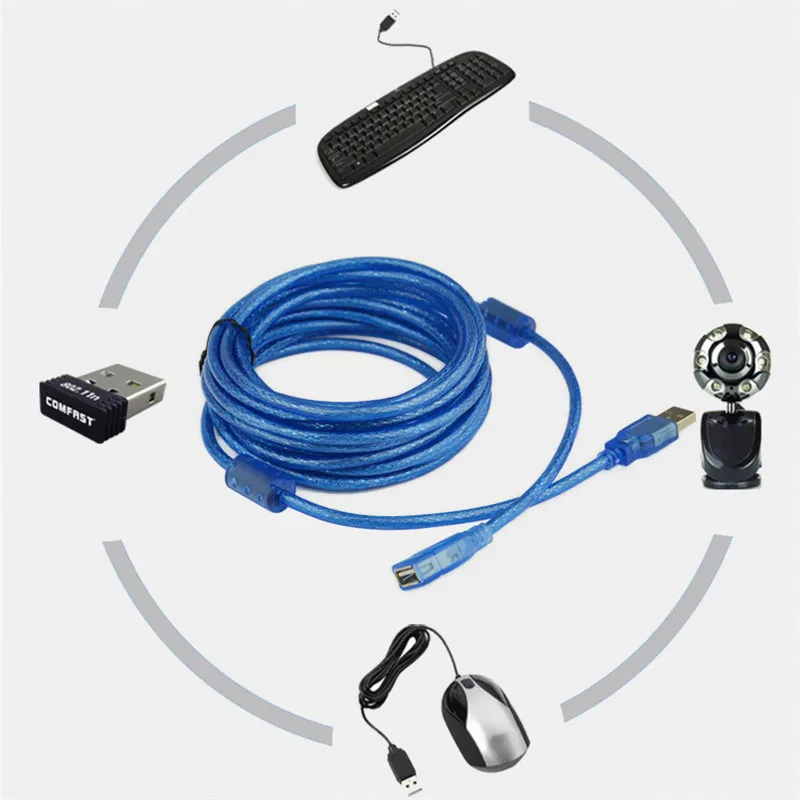 3 м длинные мужского и женского пола 2,0 USB кабель-удлинитель Micro usb Power Bank продлить удлинитель зарядного устройства для Apple iPhone 4 5 5S 6 6s 7 plus