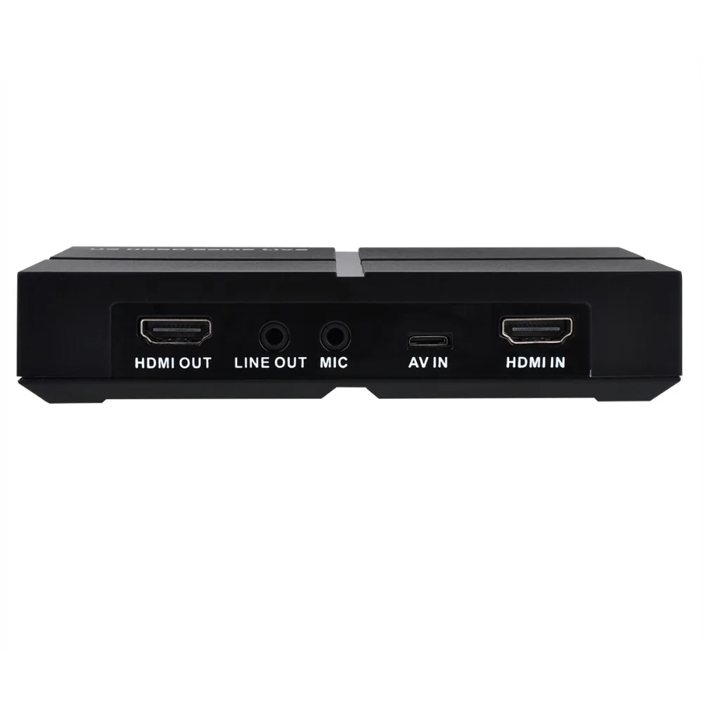 USB 3,0 HD 1080P игровая карта захвата видео запись коробка с OBS живое видео потоковое, с микрофоном в HDMI/YPBPR/AV, Windows Linux Os X