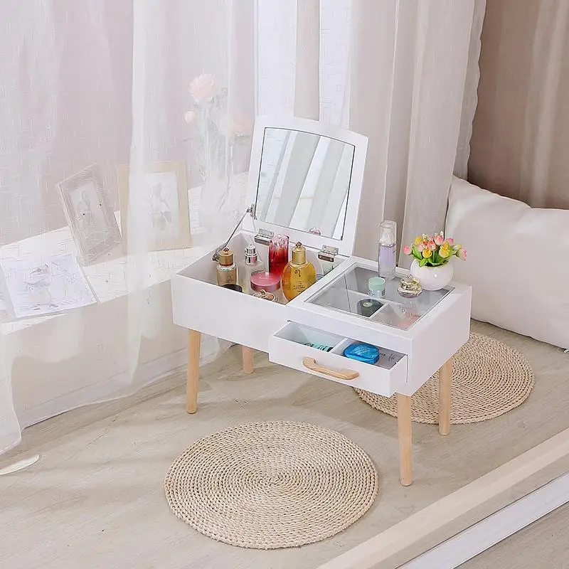 

Ins Nordic window dresser economical multi-functional small apartment bedroom dressing table simple dressing table